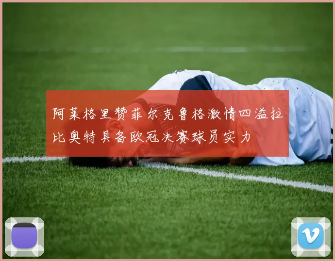 阿莱格里赞菲尔克鲁格激情四溢拉比奥特具备欧冠决赛球员实力